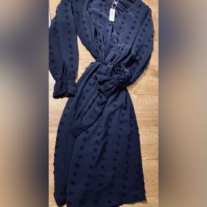 Baltic Born blue polka dot dress